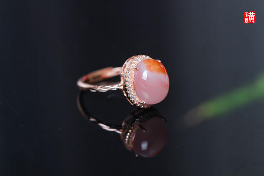 【熙卉】南红冰飘戒指 商品图3