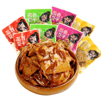 张飞菌香豆干768g四川特产大礼包豆腐干办公室休解馋零食礼包 商品图3