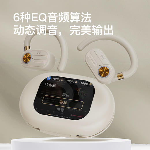 【精选】岸纾 OWS定向传音空气传导全景立体降噪耳机  佩戴云感 人体工学设计 长续航 商品图7
