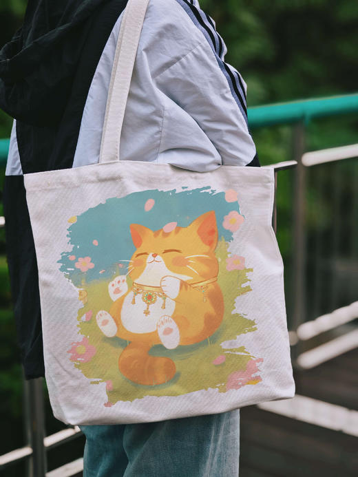 糗糗庄园-百搭帆布包 商品图5