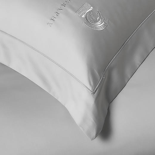 恒源祥Fazeya彩羊60支长绒棉四件套-臻享人生（星空灰）（被套：200*230cm、床单：245*250cm、枕套：48*74cm*2）【分仓直发，72小时发货，周末节假日不发货】 商品图1