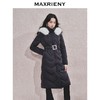 MAXRIENY精致优雅感羽绒服长款日字扣收腰设计24冬新款保暖外套女(货号:MF85DC751) 商品缩略图1