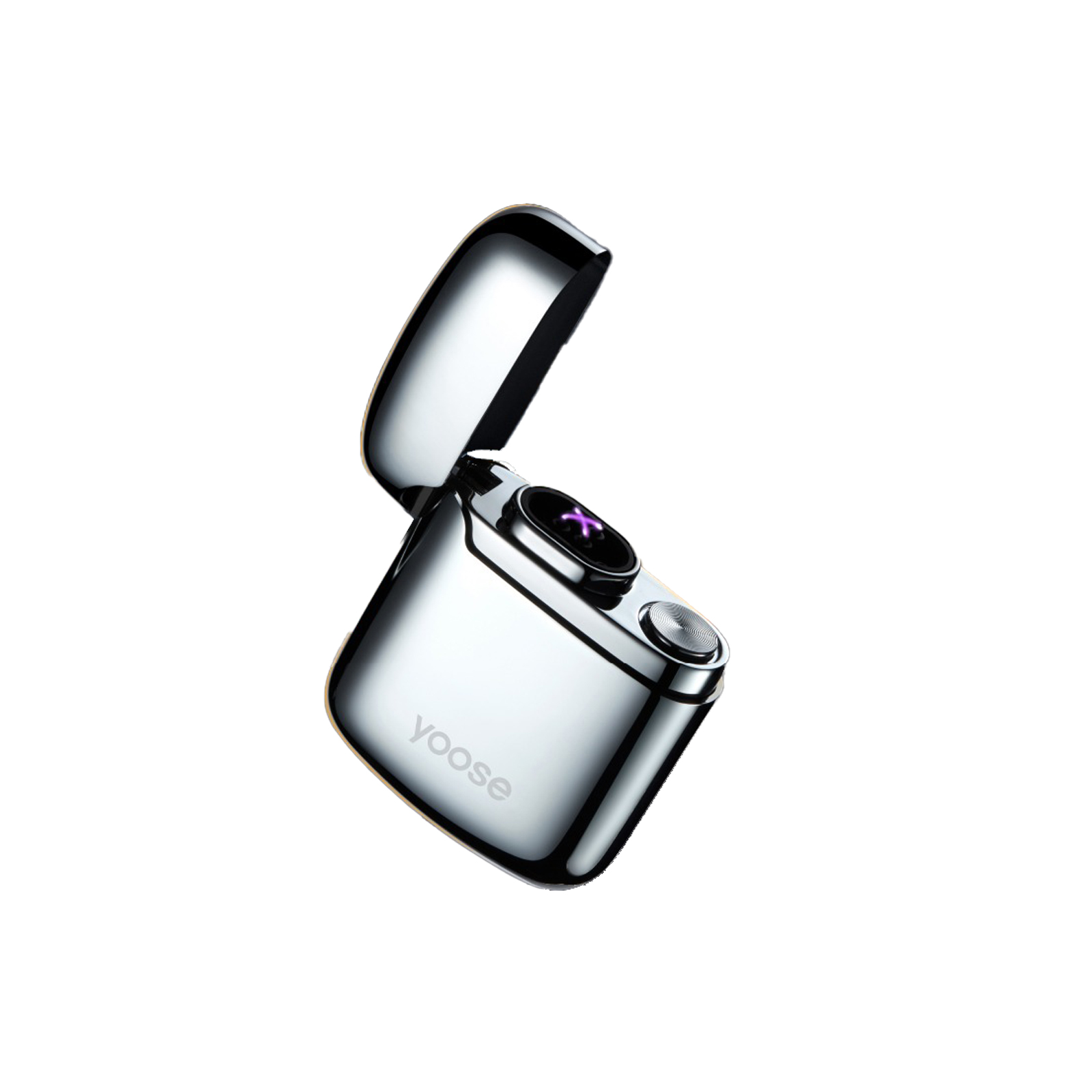 yoose有色电弧打火机迷你充电式脉冲双电弧防风打火机送男友礼物