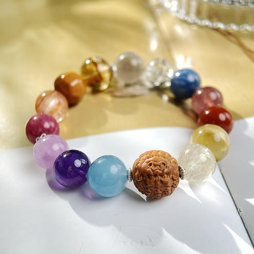 九紫多宝手链，珠径12 商品图0