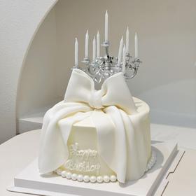 D013（翻糖白结&烛台）