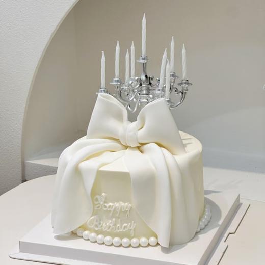 D013（翻糖白结&烛台） 商品图0