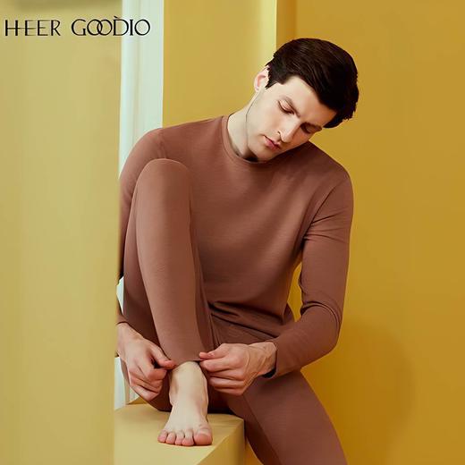 3楼歌帝羊毛蚕丝圆领男套装GDB2421 商品图0