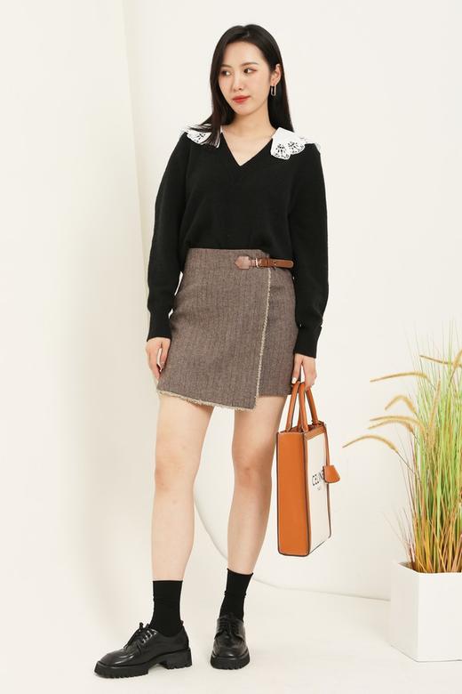 amadella 镂空花边领针织上衣 14863 商品图1