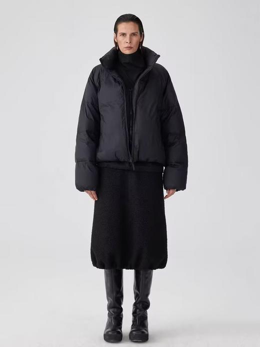 Simple Project/K24255/摇粒绒抽褶长裙 商品图1