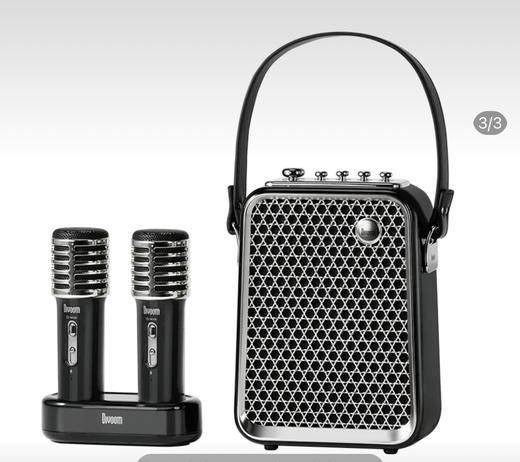 Divoom点音东方青鸾2代家庭k歌音箱蓝牙家庭ktv音响话筒一体户外双麦克风唱歌 商品图1