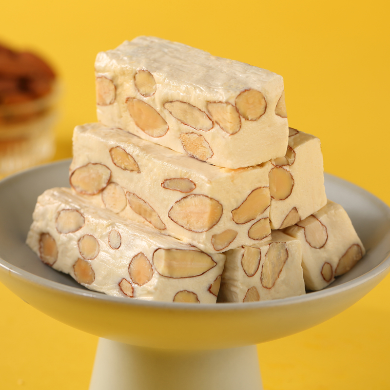 200g糖漾牛轧糖袋装 花生/巴旦木/蔓越莓味