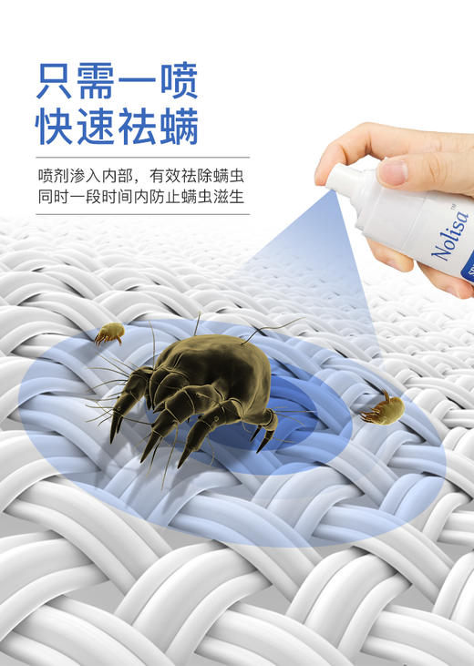 【清仓好价】法国NOLISA诺丽莎除螨抑菌喷雾200ml*2瓶（效期至26.1） 商品图1