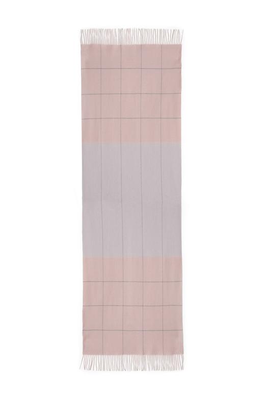 AVA 拼色格纹流苏围巾 7984 商品图2