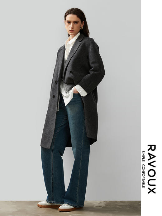 263199913弹力牛仔直筒裤 商品图5