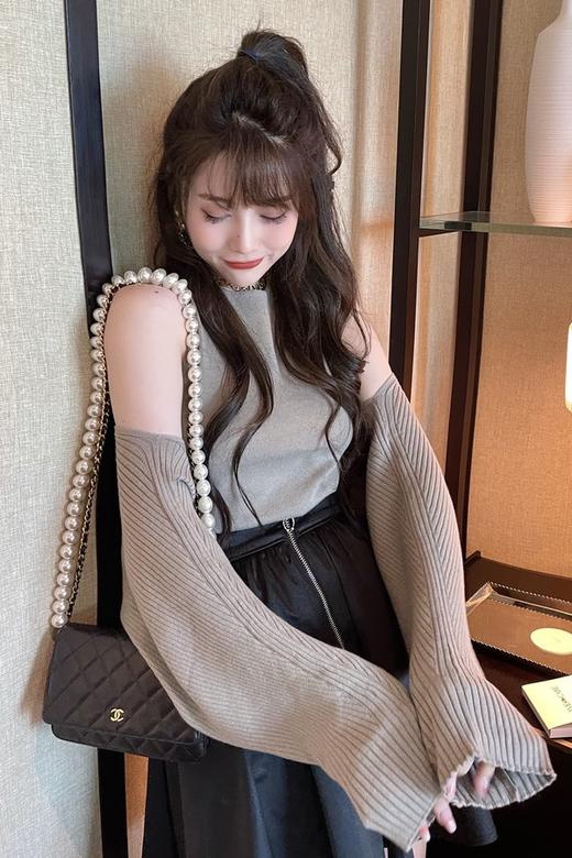 ANSUABEL 针织背心开衫两件式套装 14841 商品图1