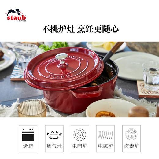 双立人-STAUB圆形炖锅20CM樱桃红/个 商品图4