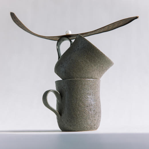 中国 尚云龙 宋田 咖啡杯茶杯 马克杯 日常古朴传统纹样 商品图2