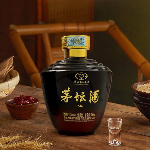 茅台集团 茅坛酒 M6 53度 酱香型白酒 500ml 商品图1