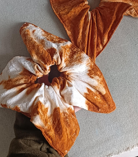 植语｜手工植物染发圈