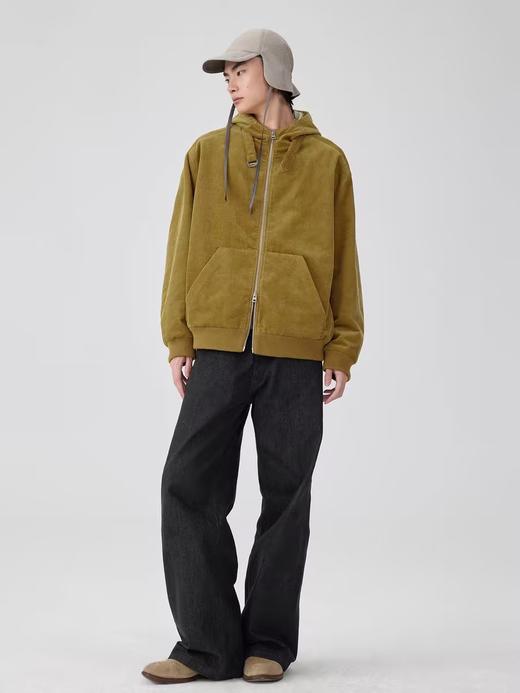 Simple Project/Y24219/灯芯绒连帽棉服 商品图2