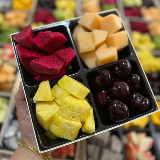 四分格果盘-精美木盒 商品图4