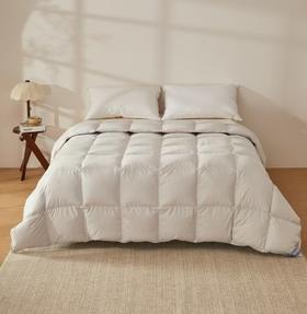 （包邮)emo一默白鹅绒被 月光灰（被芯）（三种尺寸）