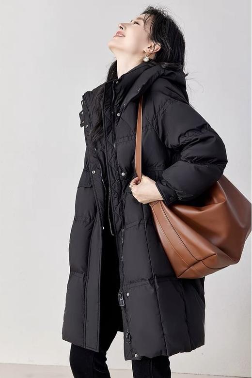 ELLA JADE 长款连帽羽绒外套 19480 商品图0