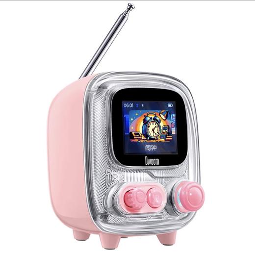 Divoom点音小电视2代相册歌词音箱复古桌面音箱收音机歌词高音质小蓝牙音响女生生日礼物 商品图2