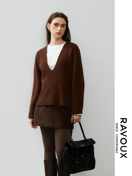 264019901衬衫袖口长袖T恤 商品图0