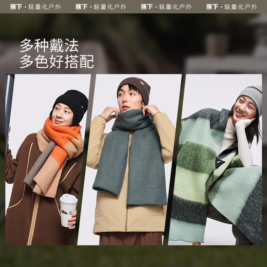 蕉下柔绒保暖披肩围巾PO46924 商品图6