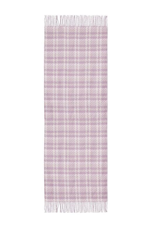 AVA 紫色格纹流苏围巾 8078 商品图2
