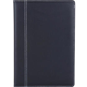 广博16K/114张笔记本本子加厚软面皮面记事本简约商务办公文具笔记本黑色 GBP16730