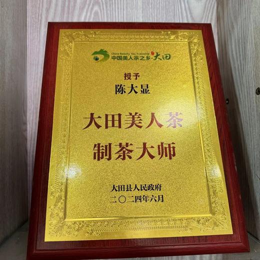 2024 美人茶 大田美人茶制茶大师 陈大显制  30克起 商品图1
