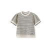 【商场同款】英氏女童T恤短袖夏季荷叶领条纹T恤休闲透气2025新款 商品缩略图4