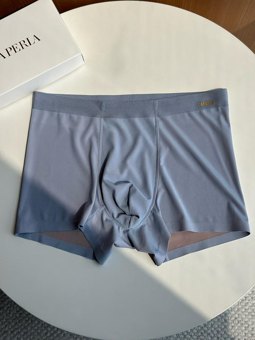 1112-1  家属福利 120S混纺冰丝双面男士内裤 平脚内裤三条装 商品图6