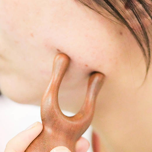 *自营*美鼻器檀木创意捏鼻搓耳紫檀金丝材质可选眼部按摩器脸部经络穴位按摩器 商品图2