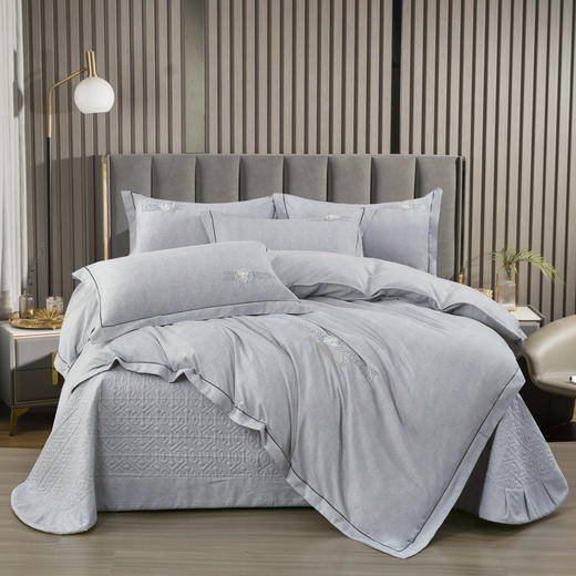 【三层加厚夹棉床盖设计】亲肤磨毛暖绒床盖款夹棉四件套 超柔加厚保暖套件 商品图7