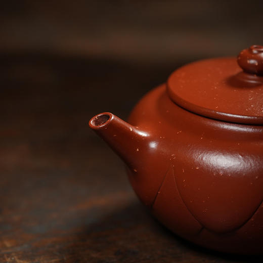 龙德堂陶艺 汤亚姣制《莲䢡》原矿大红袍 190cc 库存请咨询客服 商品图4