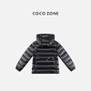 COCO ZONE 90鹅绒高级感连帽保暖气质羽绒服CC2C2131 商品缩略图1