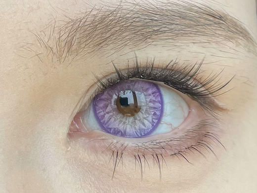 Aimilens 紫鸾梦境 月抛 两片 14.5mm 参考着色 14.0mm 基弧 8.6 含水 42% 新锐国货 商品图2