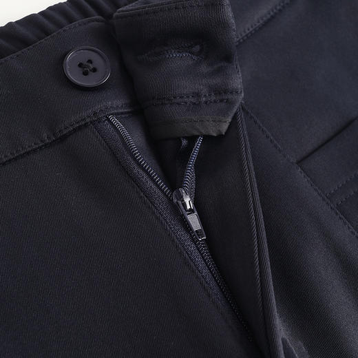 MYX-CY-8869-L简约宽松显瘦休闲直筒裤24年秋冬款通勤高腰九分裤修身遮胯锥形裤 商品图3