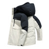 半身缘男女装 冬季一衣三穿三防面料情侣款户外脱卸连帽拼色羽绒服2536 商品缩略图9