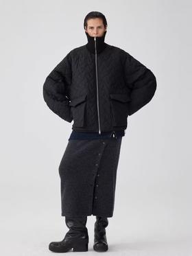 Simple Project/Y24264/罗纹领编织感绗缝棉服