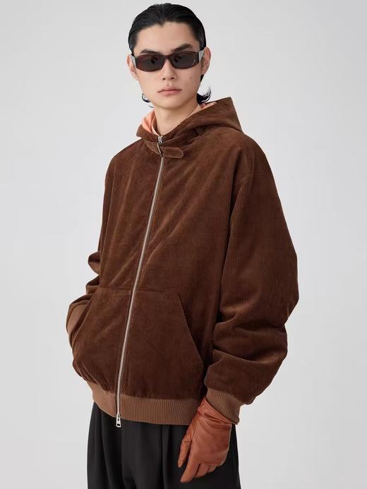 Simple Project/Y24219/灯芯绒连帽棉服 商品图0