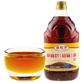鑫龍清热榨亚麻籽油 1.8L【产地直发】