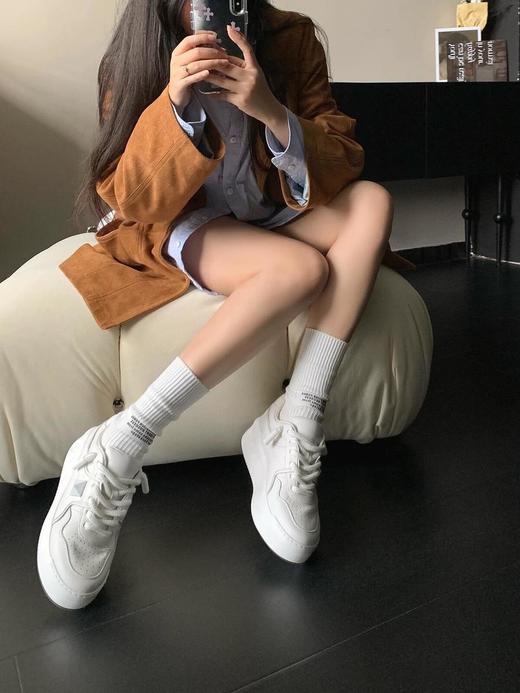 𝐕𝐚𝐥𝐞𝐧𝐭𝐢𝐧𝐨OPENSKATE小牛皮和织物运动鞋华伦天奴情侣款运动鞋系列（HC） 商品图3