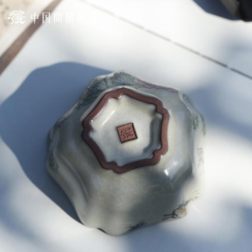 问鼎哥窑碎玉大五行杯（芙蝶梦回）（缺货） 商品图4