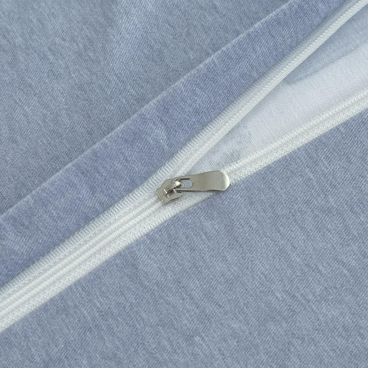 恒源祥Fazeya彩羊全棉磨毛四件套-舒雅风情(兰)（被套：200*230cm、床单：245*250cm、枕套：48*74cm*2）【分仓直发，72小时发货，周末节假日不发货】 商品图5