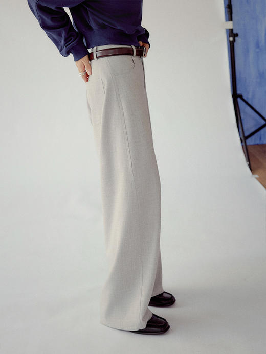 【现货】Even Vintage|天丝棉混纺 加厚秋冬经典款慵懒百搭宽松茧型牛仔裤 商品图2