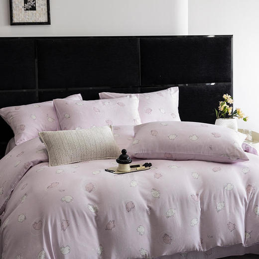 【门店同款】天然竹纤维棉双层纱四件套 婴幼儿可用超柔滑爽透气双层纱套件 商品图5